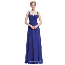 Starzz милая рукавов Королевский синий шифон вечернее платье с длинным ST000065-3